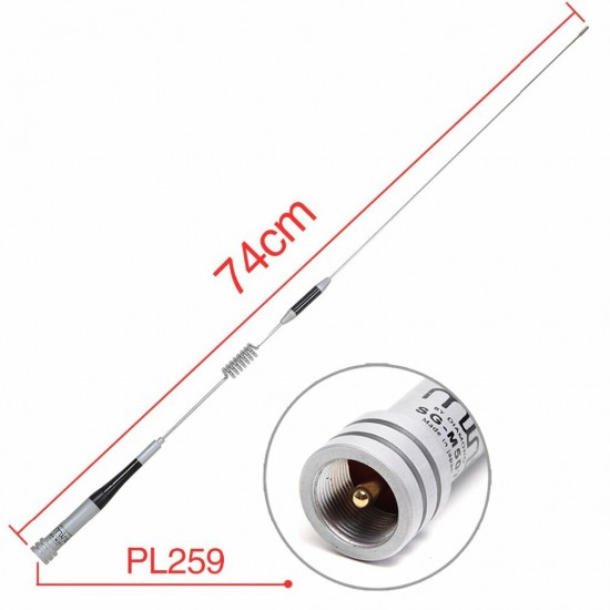 SG-m507 Diamond Antenna Dual Band Mobile Radio Antenna UHF / VHF 144 / 430 MHz Per Couple The Ham Radio Walkie Talkie