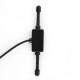 Scanner Antenna for Uniden Motorolas Car Radio BNC Glass Mount 4inch Mobile Full Band