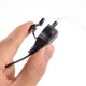 Walkie talkie Earphone Air Hollow Tube in Ear Earbuds for Radio with PTT LED Light Headset Microphone K Port Earpiece