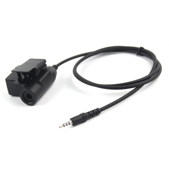 Tacical U94PTT Headset Adapter for Mobile Phone 3.5mm Headset Key Switch PTT