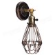 E27 Loft Metal Retro Vintage Rustic Sconce Wall Light Edison Lamp Bulb Fixture