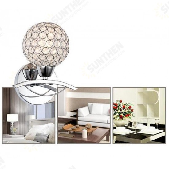 Modern Crystal Wall Lamp Fixture for Home Bedroom Living Room Decoration