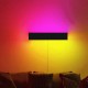 Modern Minimalist RGB LED Symphony Wall Lamp Bedroom Living Room Bedside Atmosphere Lamp with Remote Control