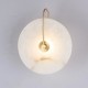 Modern Sconces Lamp Wall Lights Marble Lampshade LED Lighting Fixture for Home Decor bedroom Lamps Black Gold Base