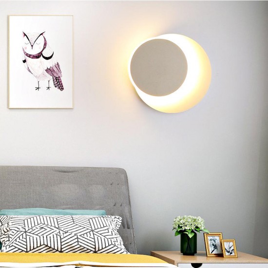 Rotating LED Wall Lamp Sconce Light Hotel Bedroom Bedside Hallway Lighting