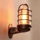 Vintage Industrial Unique Wall Lamp Iron Rustic Copper Steampunk Lamp Sconce