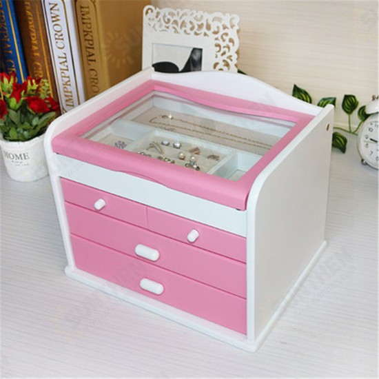 Wooden Jewellery Storage Box Multifunctional Solid Wood Jewelry Watch Box