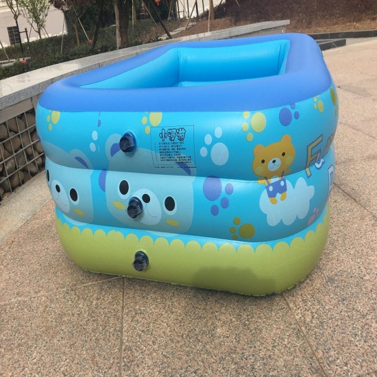 120/130/150CM Inflatable Baby Swimming Pool Kids Pool Bathing Tub Outdoor Indoor Swimming Pool