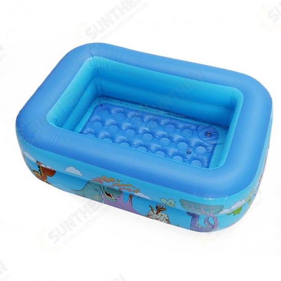 120/130/150cm Inflatable Swimming Pool Family Bathing Tub Playing Pool Outdoor Indoor Garden