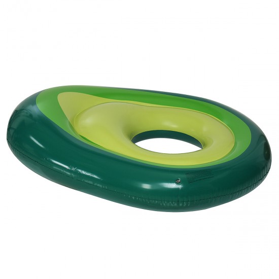 125x160x36cm PVC Giant Inflatable Avocado Pool Float Swimming Ring Swimming Pool Floats Rings Swim Circle