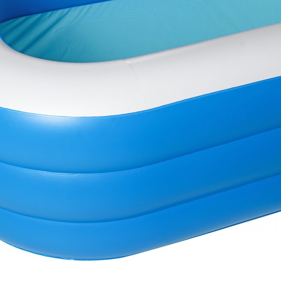 1.5 / 1.8 / 2.1 / 2.6m Children's Inflatable Swimming Pool Baby Paddling Pool Summer Swimming Pool