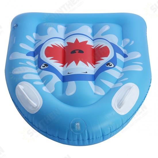 56x78x13cm Kids Inflatable PVC Shark Boat Pool Float Swimming Ring Swimming Pool Floats Rings Swim Circle