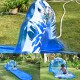 5X1.2m Giant Surf Water Slip Slide Fun Lawn Surf Water Slides Mat Pools For Kids Summer PVC Games Center Backyard Outdoor Children Adult Toys