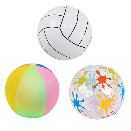 80cm Inflatable Beach Ball Adult Kids Swimming Pool Water Toys Summer Water Sport Play Ball Gift Camping Beach Travel