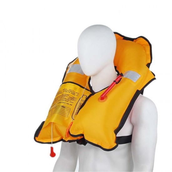 Automatic Inflatable Life Jacket Inflation Adult Survival Aid Vest With Luminous Film Super Floating Swimwear Water Sport Swimming Fishing Snorkel Survival Jacket