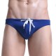 Casual Beach Solid Color Bikini Swimwear for Men Swimming Trunks