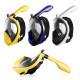 Foldable Anti Fog Snorkeling Panoramic Diving Mask All-Dry Full Face Diving Mask Gopros Mount Underwater Diving Mask Swimming Adult Kids