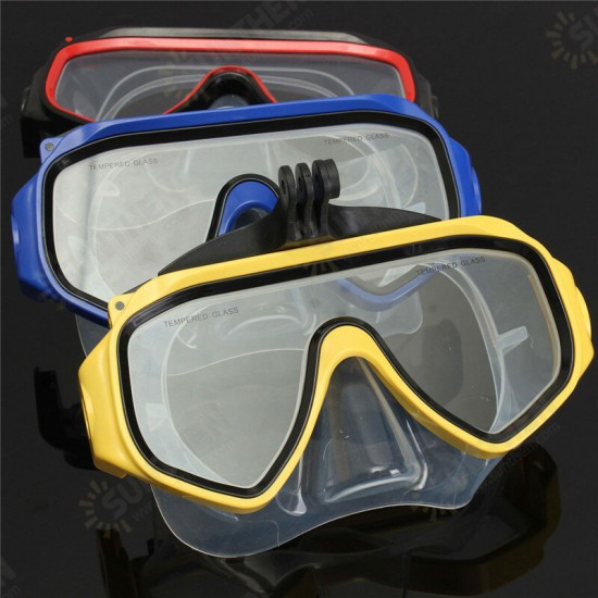 4 Diving Goggles Swimming Goggles Waterproof Diving Mask With Camera Adapters