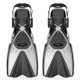 F621 1 Pair Snorkel Fins Swimming Diving Flippers PP TPR Comfortable Water Socks for Adult