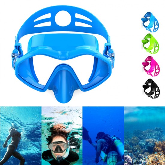 M6113 Diving Mask Snorkel Mask Adjustable Silicone Free Diving Anti-Leak Anti-Fog Diving Goggles Swimming Mask