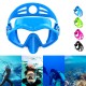 M6113 Diving Mask Snorkel Mask Adjustable Silicone Free Diving Anti-Leak Anti-Fog Diving Goggles Swimming Mask