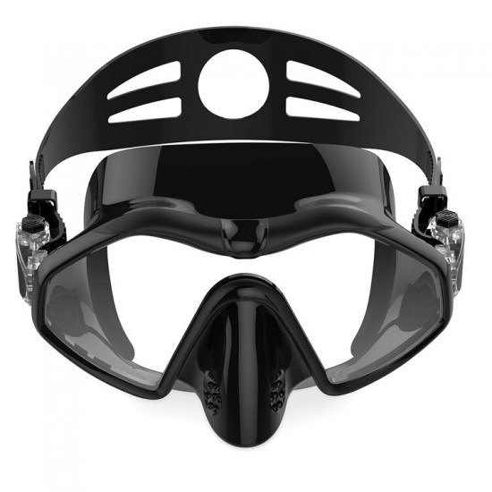 M6113 Diving Mask Snorkel Mask Adjustable Silicone Free Diving Anti-Leak Anti-Fog Diving Goggles Swimming Mask