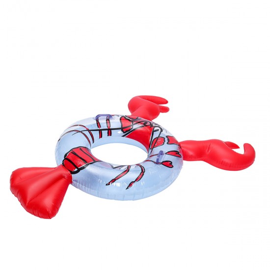 Inflatable Crawfish Swim Ring Swimming Pool Bathing Floating Circle Swimming Safety Protection Tools