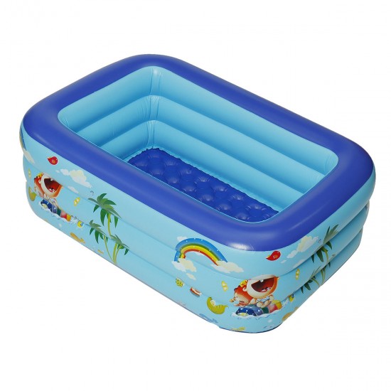 Inflatable Swimming Pool Outdoor Children Bath Pool Kids Paddling Bathtub-1.3M/1.5M