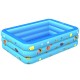 Inflatable Swimming Pool Yard Garden Family Kids Play Backyard Blow Up Paddling Pool Bathing Tub Outdoor