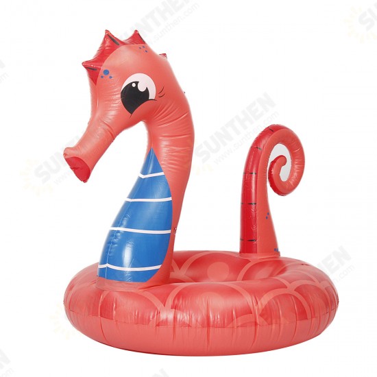 Large Seahorse Inflatable Hippocampus Giant Swimming Pool Ring Floats Bed Water Pool Raft Camping Beach Water Sport Toys Lounge Travel