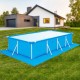 Multi-Size Dustproof Inflate Swimming Pool Round Ground Cloth Cover Bathing Tub Protector Mat Cover for Garden Backyard