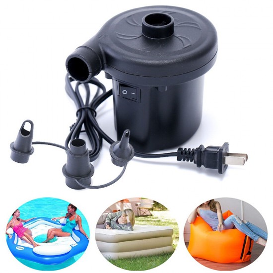 Multifunction Electric Air Pump Fast Inflator Deflator for Swimming Ring Air Mattress Inflatable Cushions