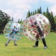 Outdoor Air Bubble Ball 0.8mm PVC 100cm Air Bumper Ball Soccer Body Zorb Ball Swimming Pool Game