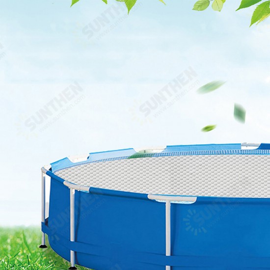 Round PVC Solar Pool Cover Waterproof Sun Protection Swimming Pool Insulation Cover Sheet