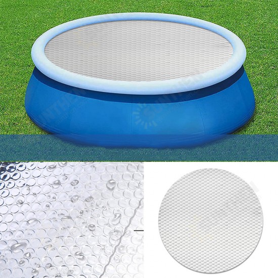 Round PVC Solar Pool Cover Waterproof Sun Protection Swimming Pool Insulation Cover Sheet