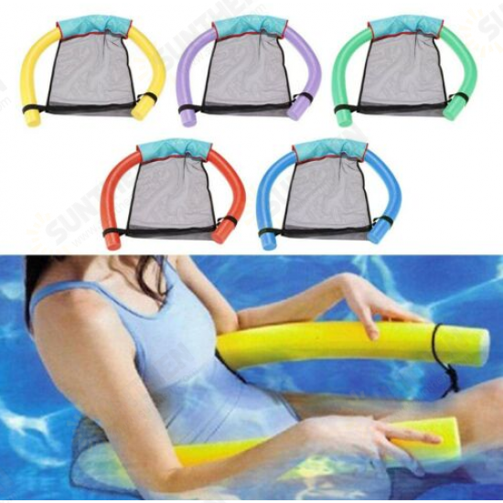 Summer Water Floating Chair Hammock Swimming Pool Seat Bed With Mesh Net Kickboard Lounge Chairs For Kid Adult Swimming Play Toys