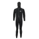 5MM Neoprene Front Zipper Diving Snorkeling Swimming Suit Set Long Sleeves Men Wetsuit Surfing Suit With Hooded