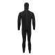 5MM Neoprene Front Zipper Diving Snorkeling Swimming Suit Set Long Sleeves Men Wetsuit Surfing Suit With Hooded