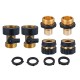 3/4' Garden Hose Quick Connect Water Hose Fit Brass Female Male Connector Set