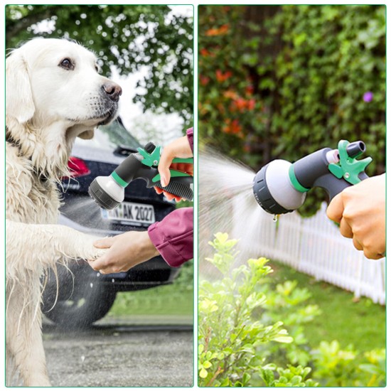 Garden Multifunction 8 Mode Water Spear Household Watering Nozzle Sprinkler Car Wash Spraying Spear