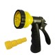 Multifunctional Garden Hose Nozzle Hand Sprayer 5 Pattern Watering Nozzle