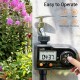 Sprinkler Timer Water Hose Timer with 3 Programs Digital Irrigation Timer System with Week/Day Cycle Frequency Manual/Automatic Mode