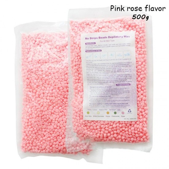 500g No Strip Hair Removal Wax Beans Waxing Bikini Line Armpit Hands Legs Remover Epilator