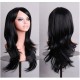 Micro-Rolled Oblique Bangs Long Curly Hair Anime Show Cosplay Color Wig -70cm