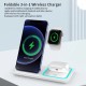 3In1 15W Wireless Charger Qi Fast Wireless Charging Pad For Qi-enabled Smart Phones For Apple Watch 5/4/3 For Airpods iPhone12