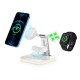 JJT-971 3In1 Wireless Charger Fast Wireless Charging Dock Station For Qi-enabled Smart Phones iPhone Samsung Apple Watch iWatch AirPods