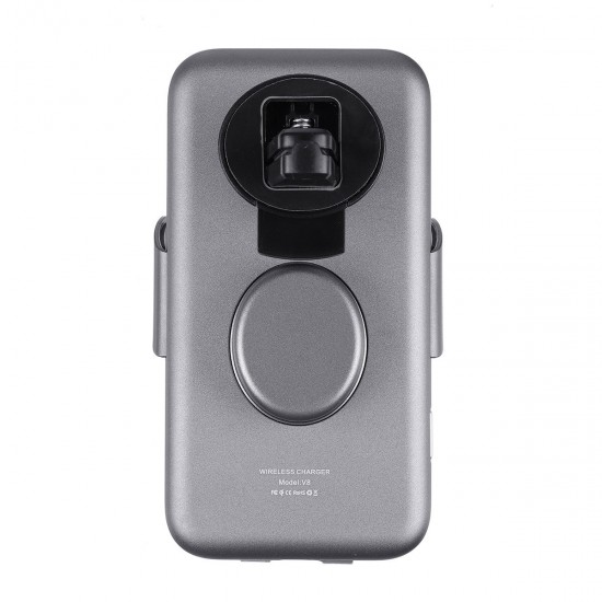 V8 15W Wireless Car Charger Intelligent Sensing Automatic Clamping Fast Charging For iPhone 12 XS 11Pro Huawei Mate 20 Pro Mi10