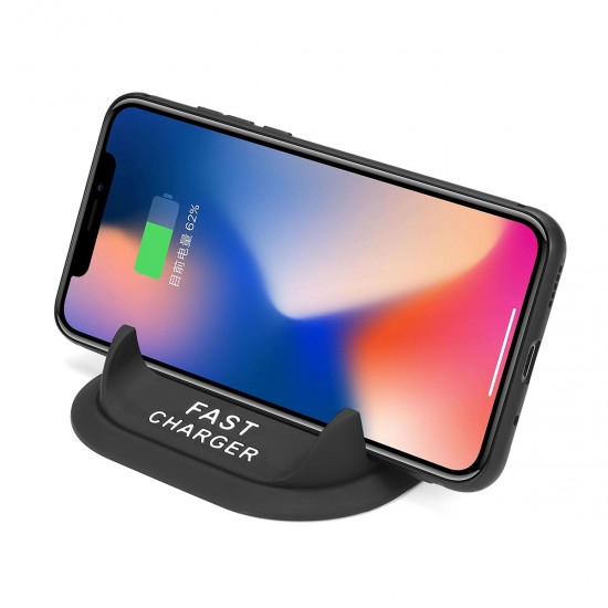 Wireless Car Charger Base 5W/7.5W/10W Wireless Car Holder Charging Bracket For iPhone XS 11Pro Asus PadFone S