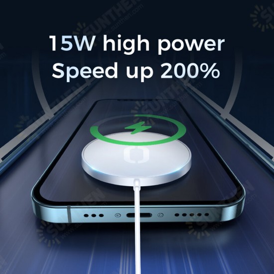 JR-A32 15W Magnetic Fast Charging Wireless Charger for iPhone 12 12Pro Max for Samsung Galaxy Note S20 ultra Huawei Mate40 OnePlus 8 Pro