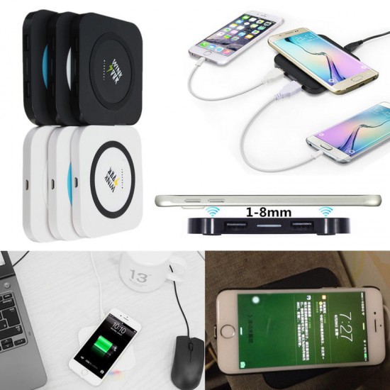 Wireless Charger Charging Pad Transmitter For iPhone Samsung Note 5 Nokia